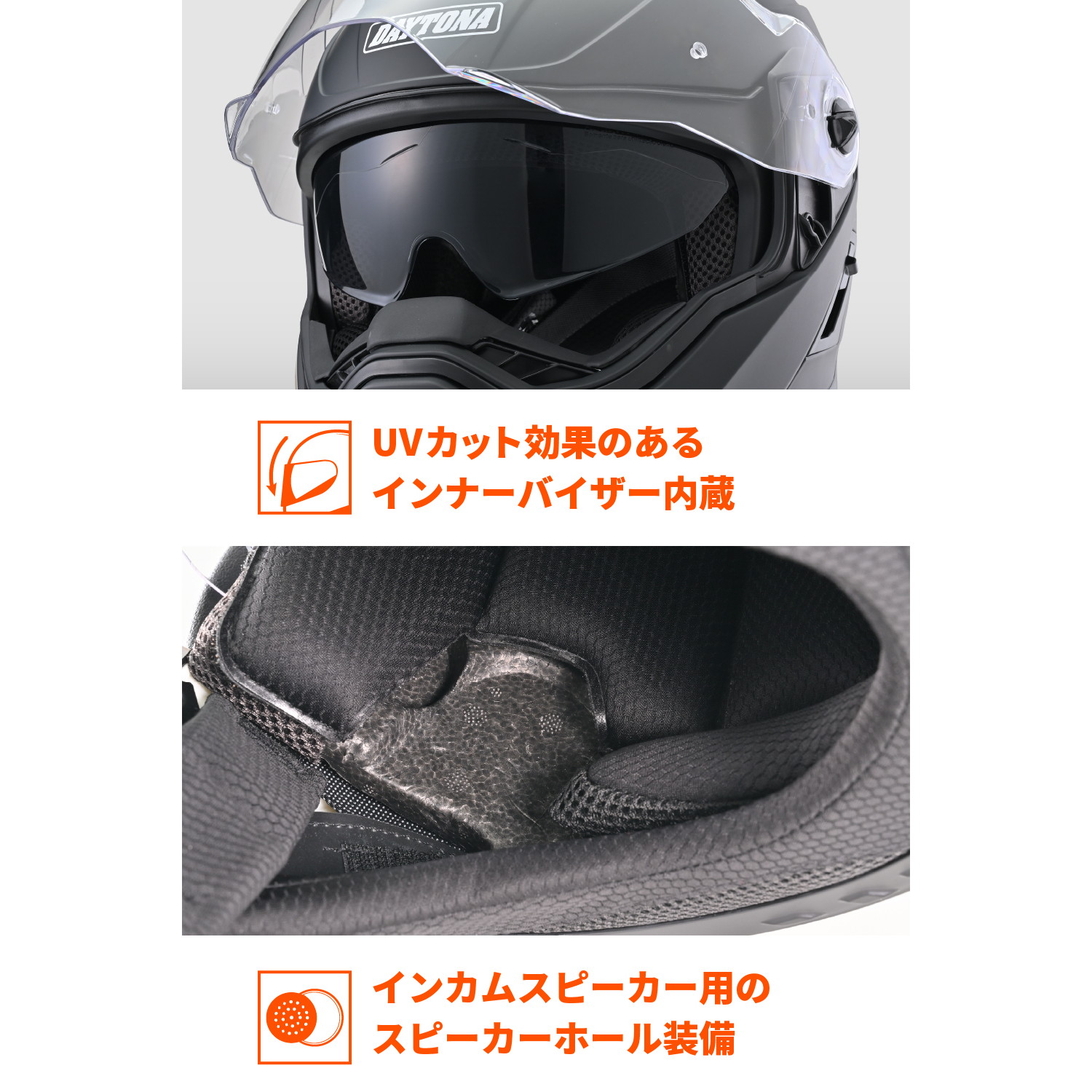 DN004LT システムヘルメット マットブラック M - バイク