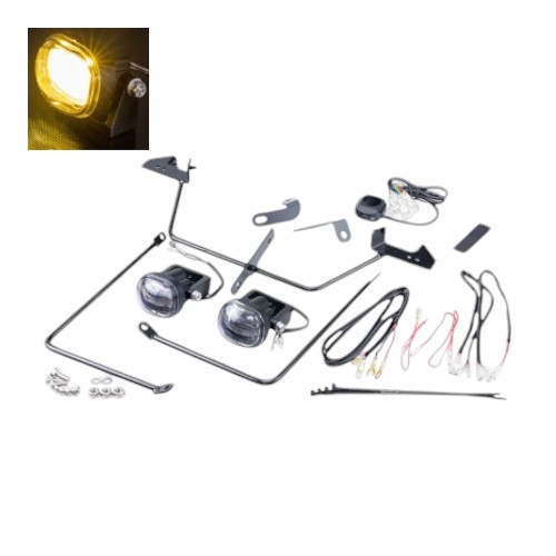 フォグランプKIT LED イエロー Vストローム250SX - バイク
