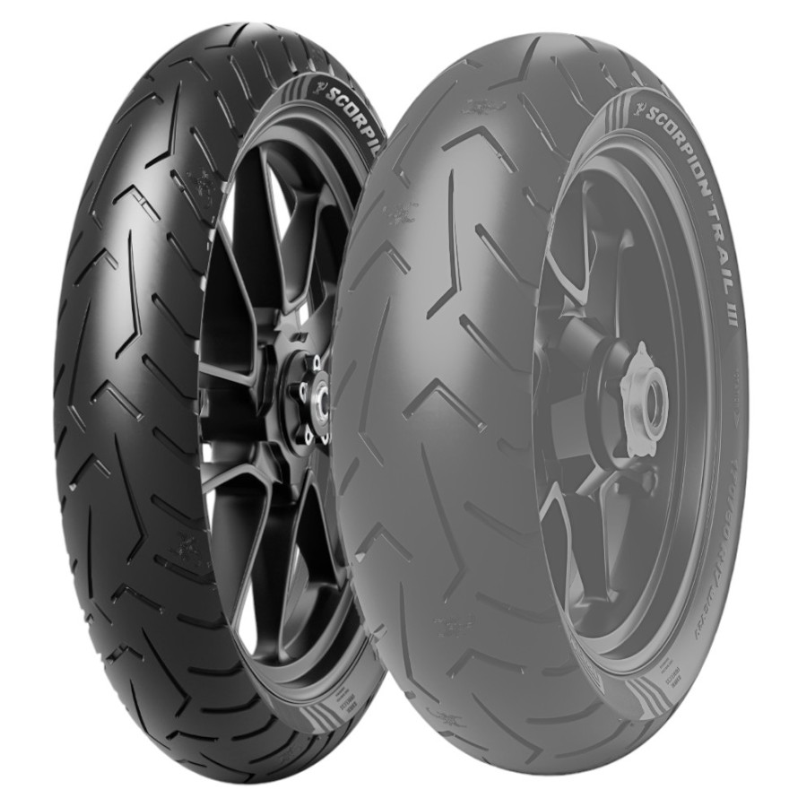 SCORPION TRAIL III 120/70ZR17 M/C (58W) TL フロント - バイク