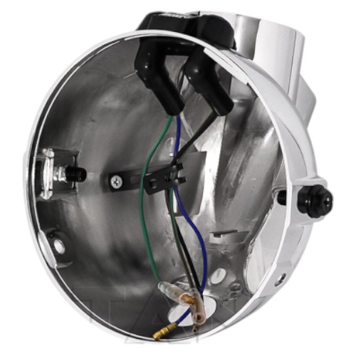 ca1196 モンキー用 5Lタイプ ヘッドライトケース メッキ - バイク