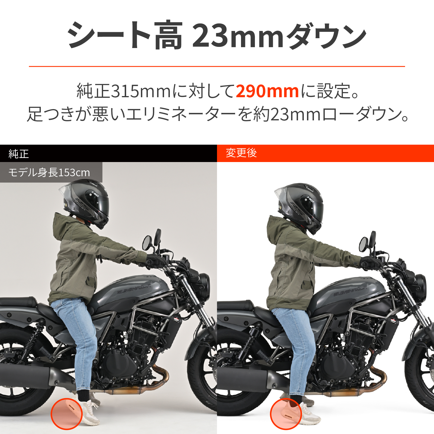 ローダウンキット ブラックボディ/ブラックスプリング エリミネーター