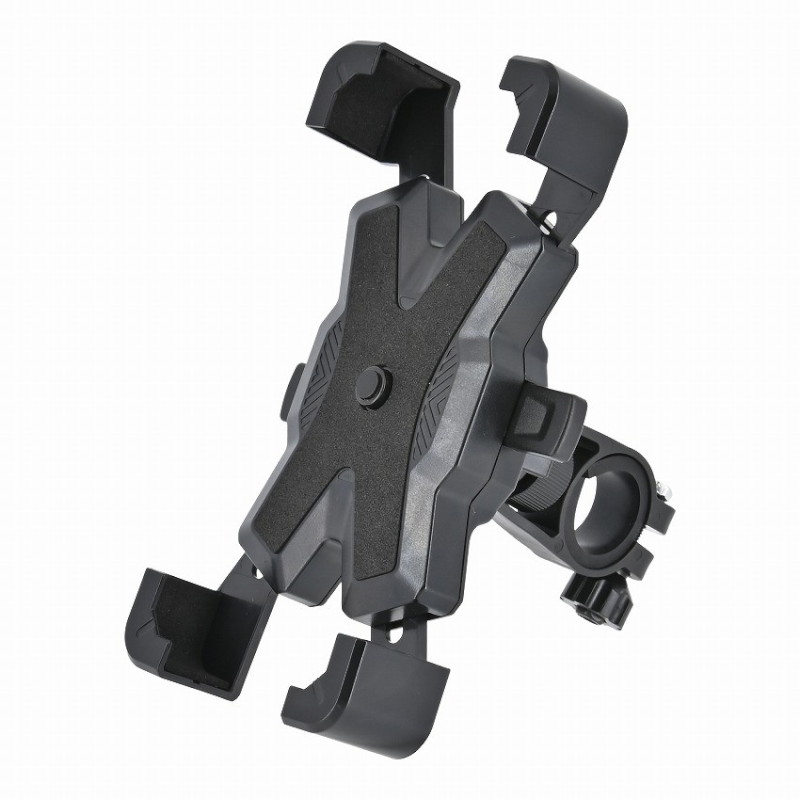 KS-277A バイク&自転車用スマホホルダー ブラック - バイク