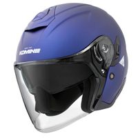 HK-172 FL コンポジット FRP ジェットヘルメット M マットメタルブルー