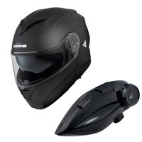 HK-171 FL システムヘルメット+KK-902 モーターサイクルインターカム M 