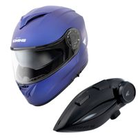 HK-171 FL システムヘルメット+KK-902 モーターサイクルインターカム M
