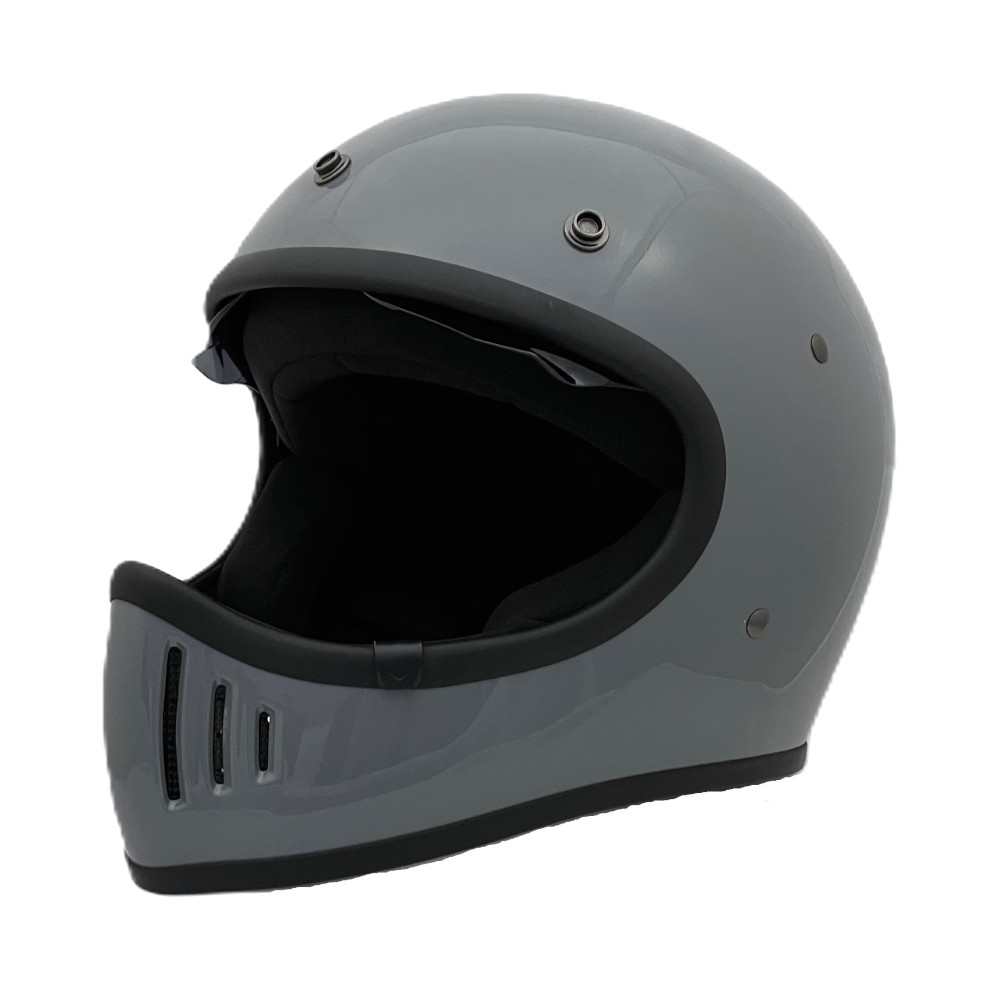 SM-001 PILOT フルフェイスヘルメット グロスグレイ L - バイク