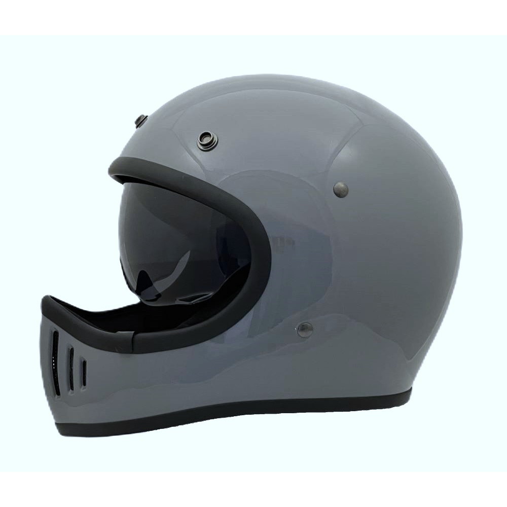 SM-001 PILOT フルフェイスヘルメット グロスグレイ L - バイク