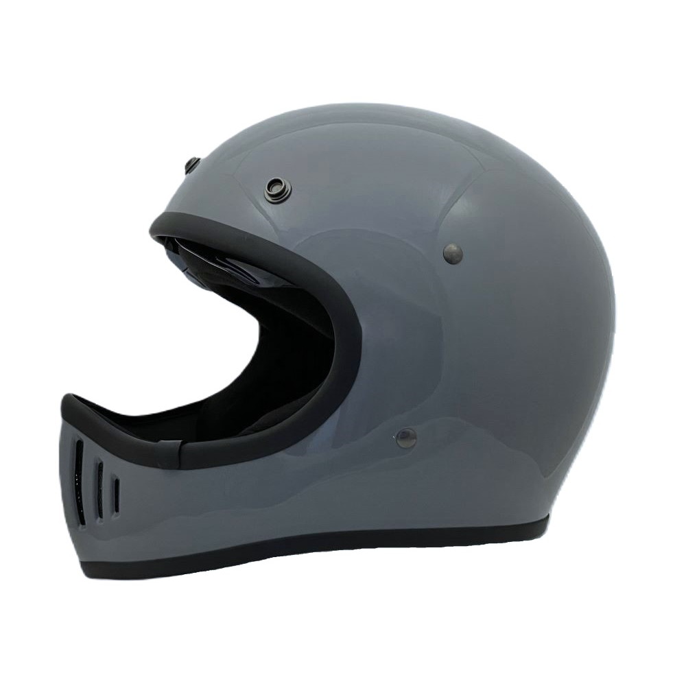 SM-001 PILOT フルフェイスヘルメット グロスグレイ L - バイク