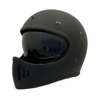 SM-001 PILOT フルフェイスヘルメット フラットブラック L - バイク
