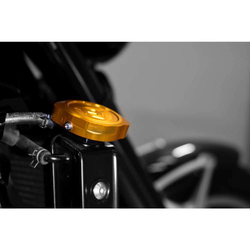 ラジエターキャップカバー ブラック Z900RS(18-20) - バイク