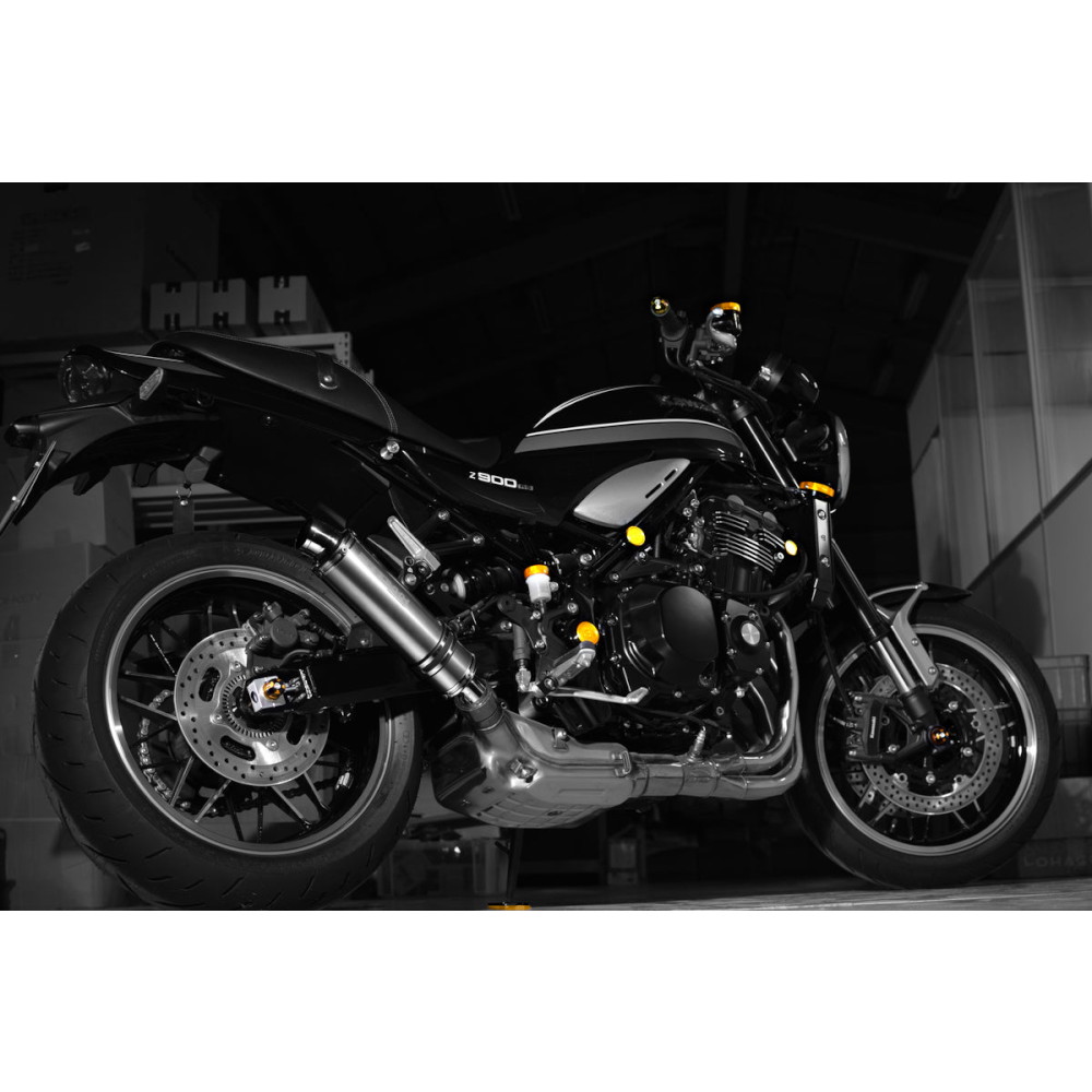 ラジエターキャップカバー ブラック Z900RS(18-20) - バイク