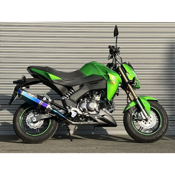 NASSERT-Evo Mini フルエキゾーストマフラー ブルーチタンサイレンサー