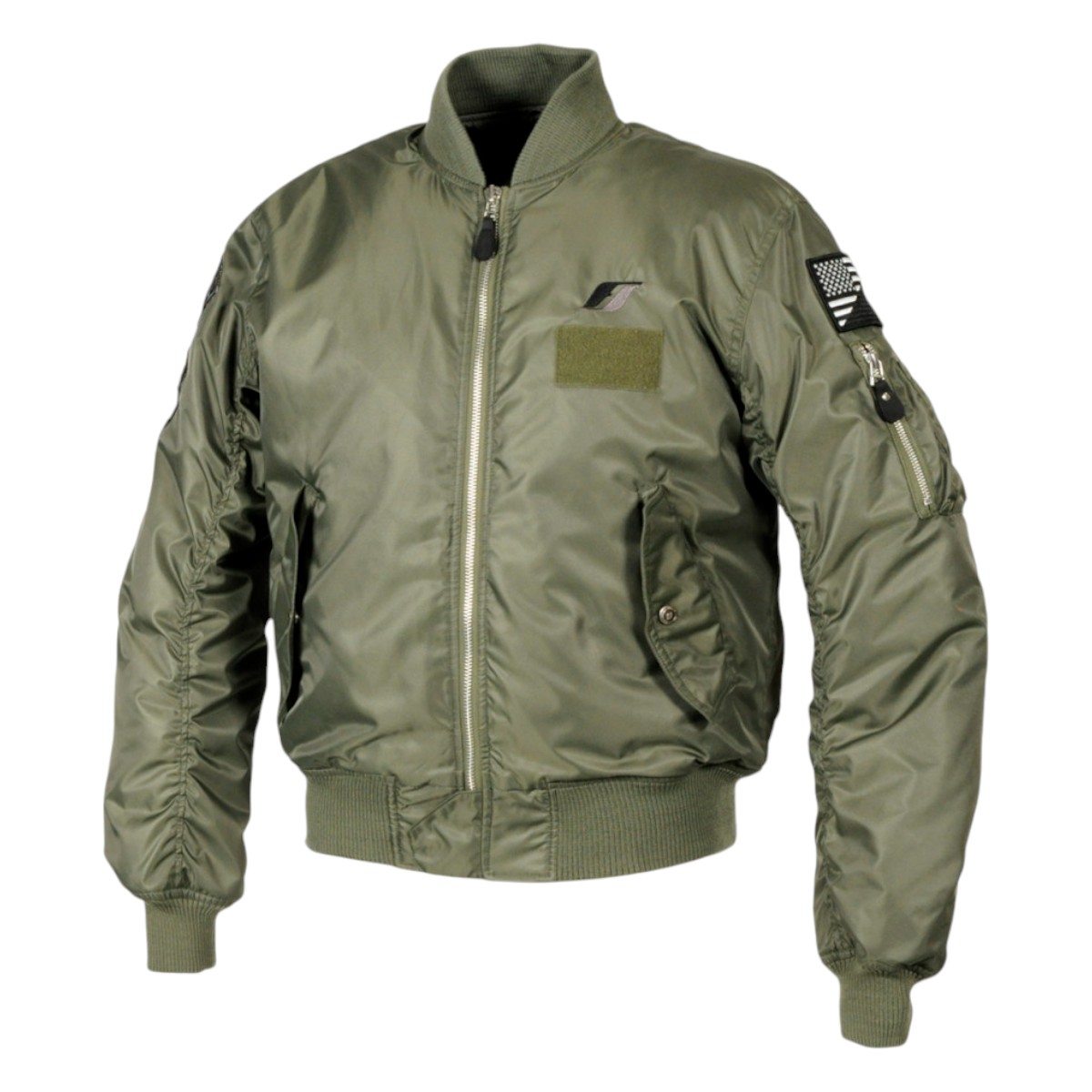 ジャケット パーソナルMA-1 FJ-W212 カーキ L - バイク