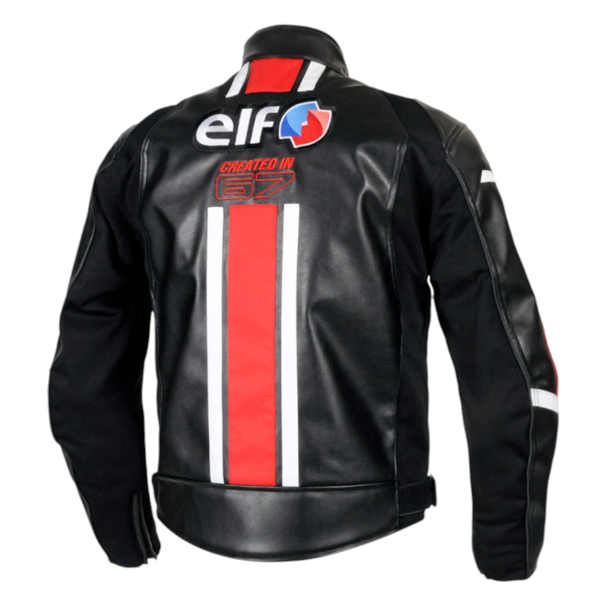 エヴォルツィオーネPUレザージャケット EJ-W120 レッド L - バイク