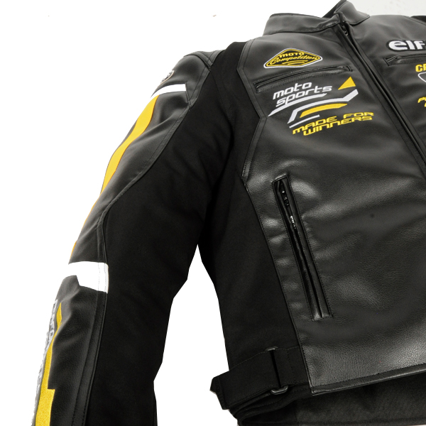 エヴォルツィオーネPUレザージャケット EJ-W120 レッド L - バイク