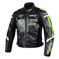 エヴォルツィオーネPUレザージャケット EJ-W120 レッド L - バイク