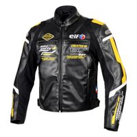 レザー ジャケット L 黒/黄色　バイク SS革ジャン推進派 スポーツ系バイクにシンプルなライダース合わせるの