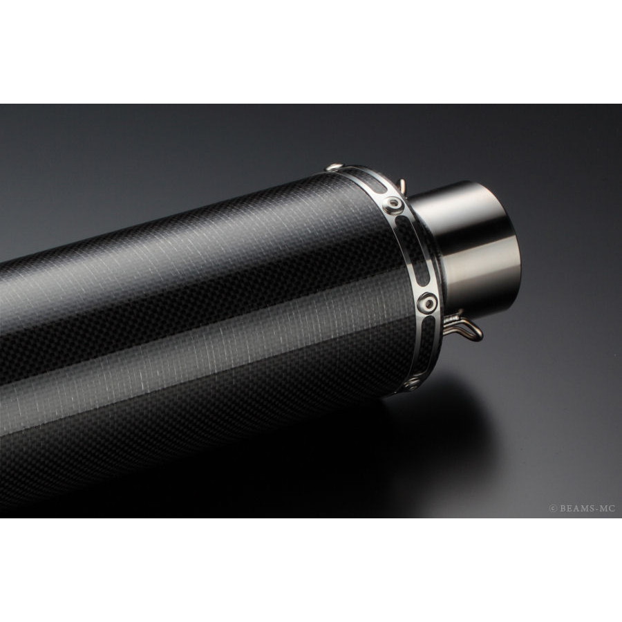 受注生産】汎用 サイレンサー カーボン GPテール 差込径φ60.5 - バイク