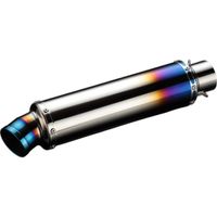 受注生産】汎用 サイレンサー ヒートチタン GPテール 差込径φ60.5 - バイク