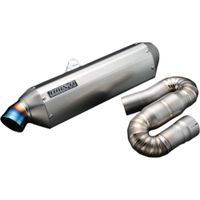受注生産】汎用 サイレンサー カーボン GPテール 差込径φ60.5 - バイク