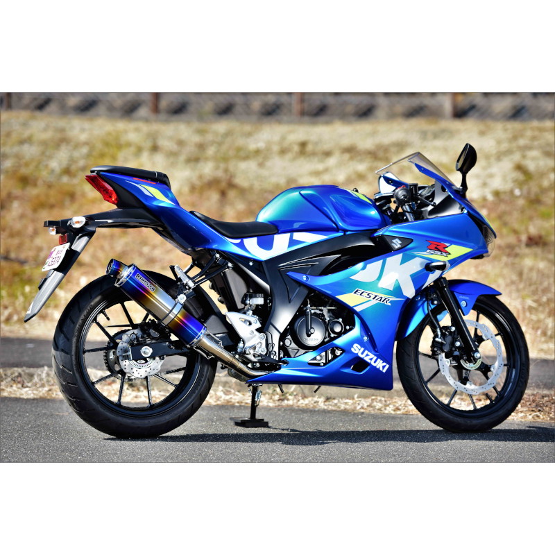 受注生産】R-EVO サイレンサー ヒートチタン GSX-R125/GSX-S125 - バイク