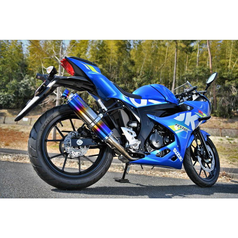 受注生産】R-EVO サイレンサー ヒートチタン GSX-R125/GSX-S125 - バイク