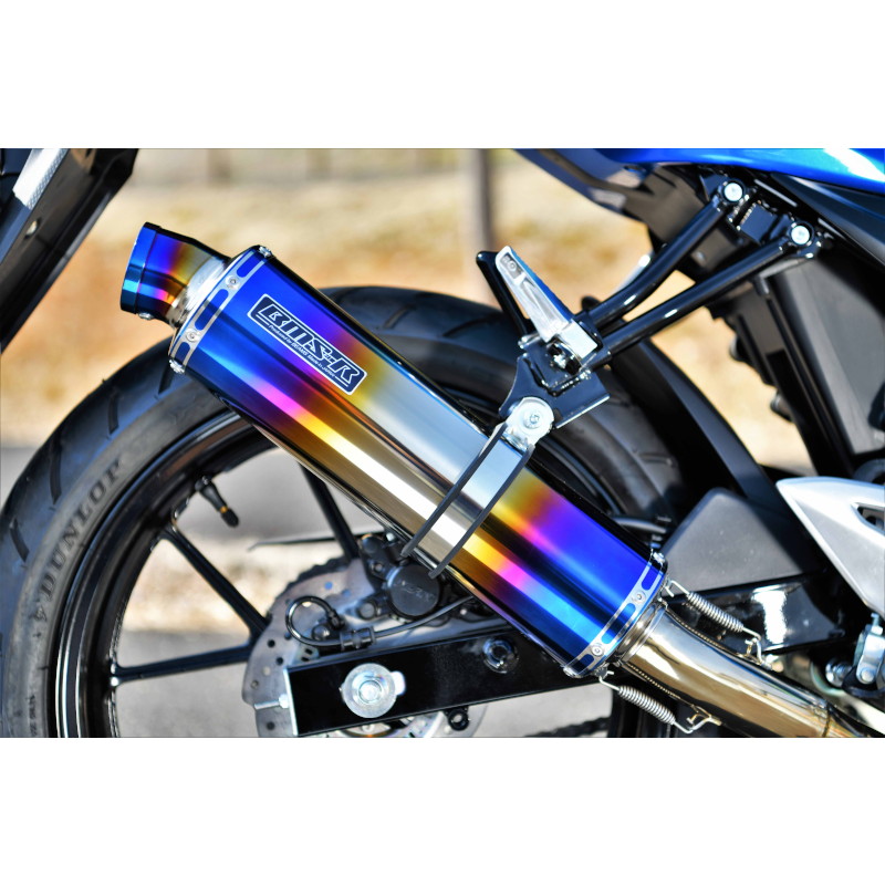 受注生産】R-EVO サイレンサー ヒートチタン GSX-R125/GSX-S125 - バイク