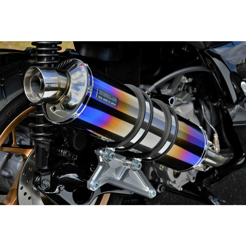 受注生産】R-EVO サイレンサー ヒートチタン X-MAX250 - バイク