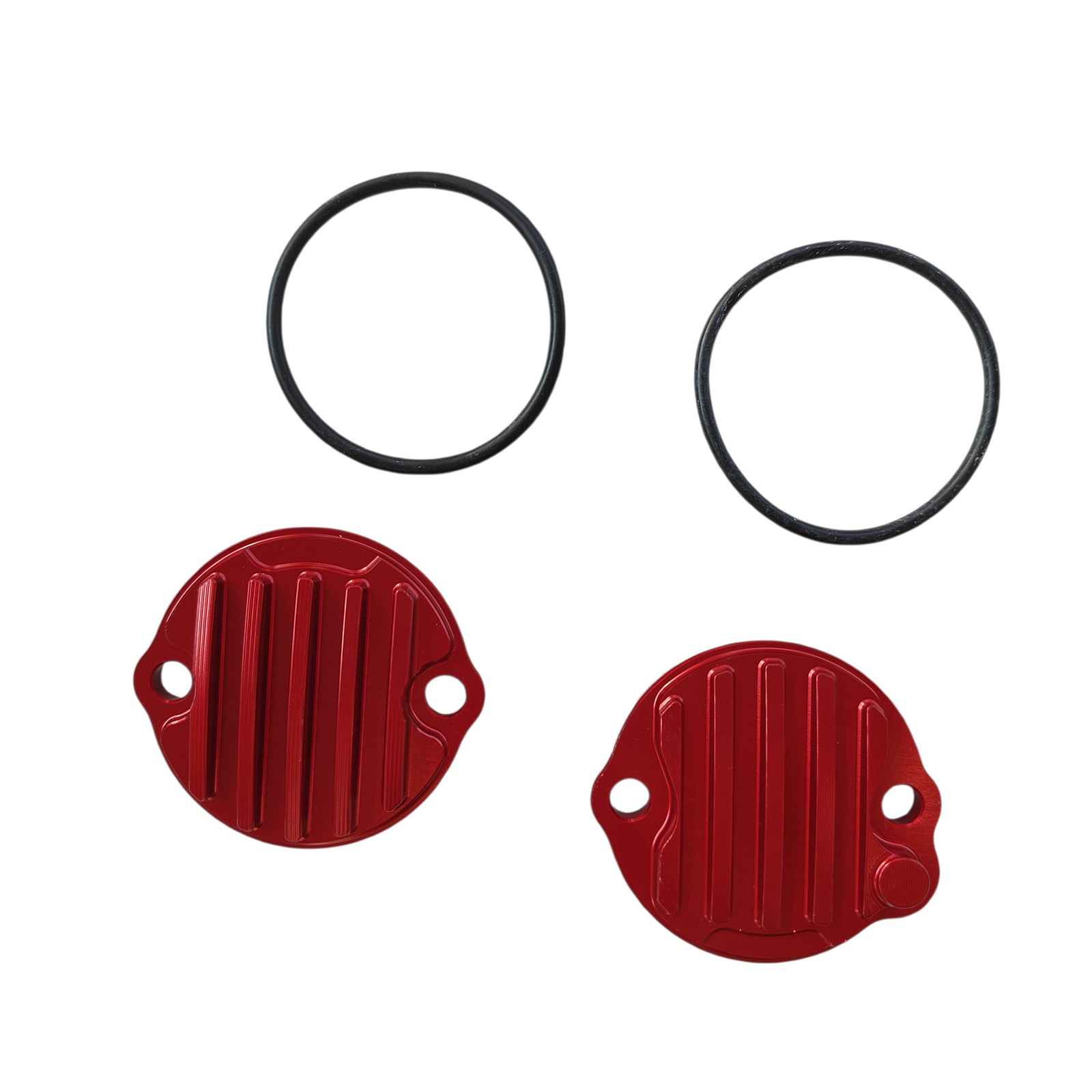 エンジンバルブカバー レッド - バイク