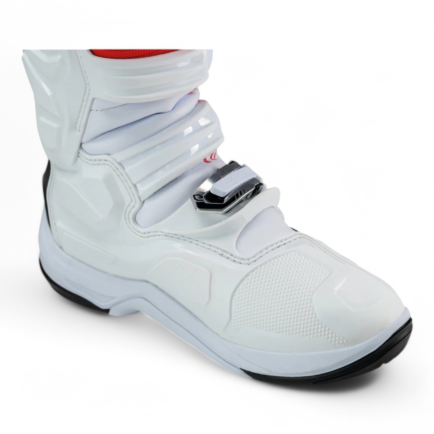 X レジェンド EVO オフロードブーツ ホワイト 25.5cm - バイク