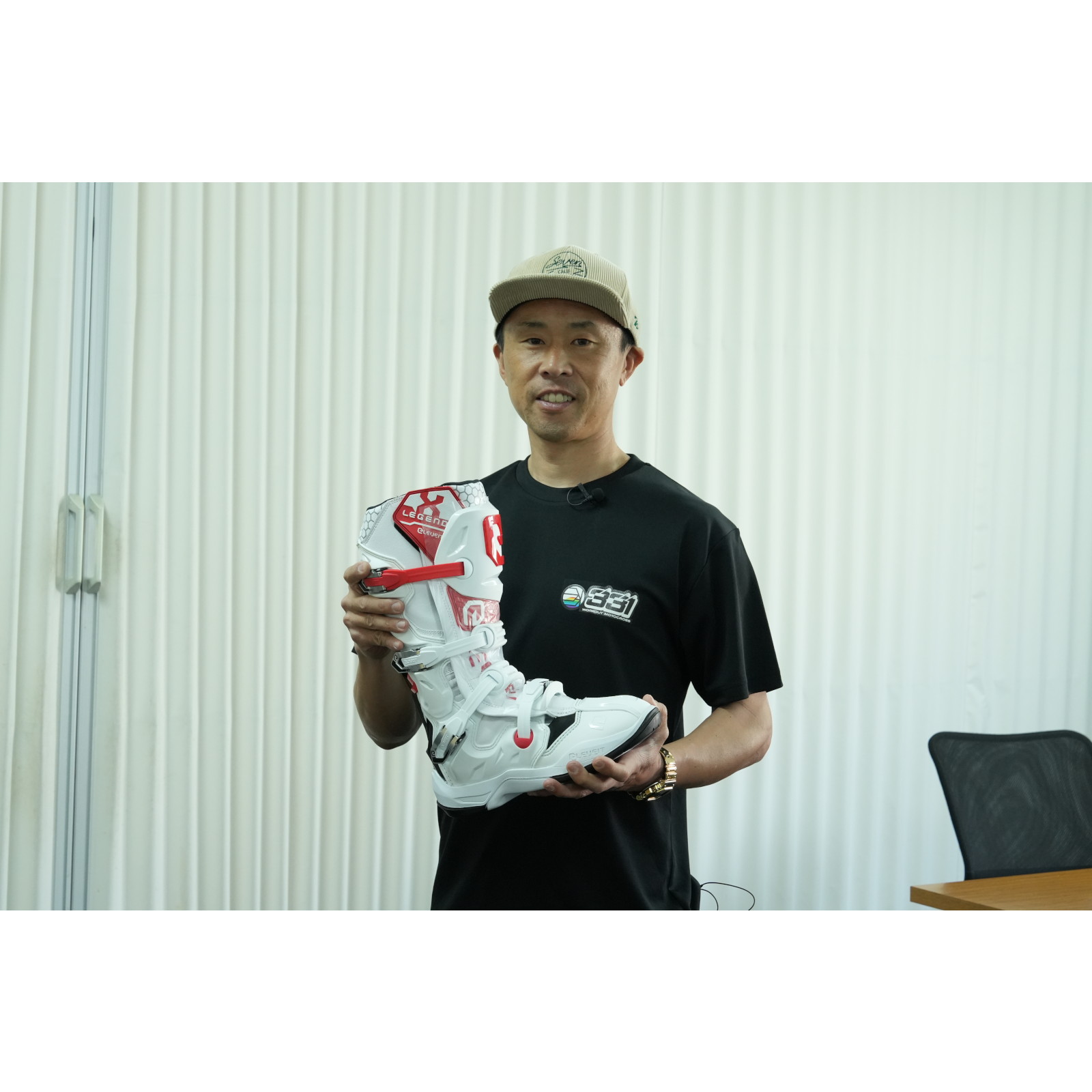 X レジェンド EVO オフロードブーツ ホワイト 25.5cm - バイク