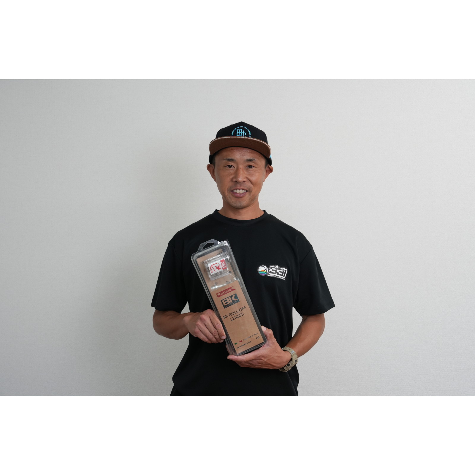 8K ゴーグル専用 ダブル クリア レンズ ベンチレーション有 ピン無