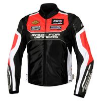 EJ-S118 エヴォルツィオーネジャケット 春夏モデル レッド L - バイク