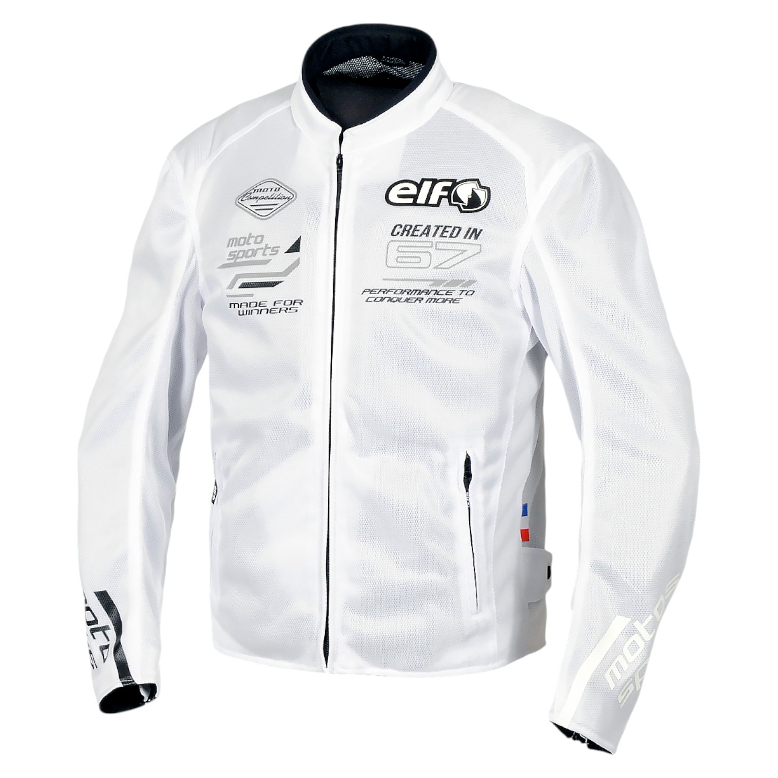 EJ-S121 エオリアメッシュジャケット 春夏モデル ホワイト/ブラック M