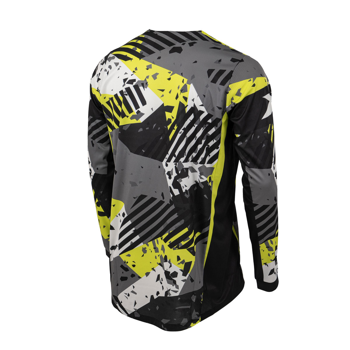 値下げ☆dhb 蛍光イエロー ブラック Sサイズ 長袖サイクルジャージ