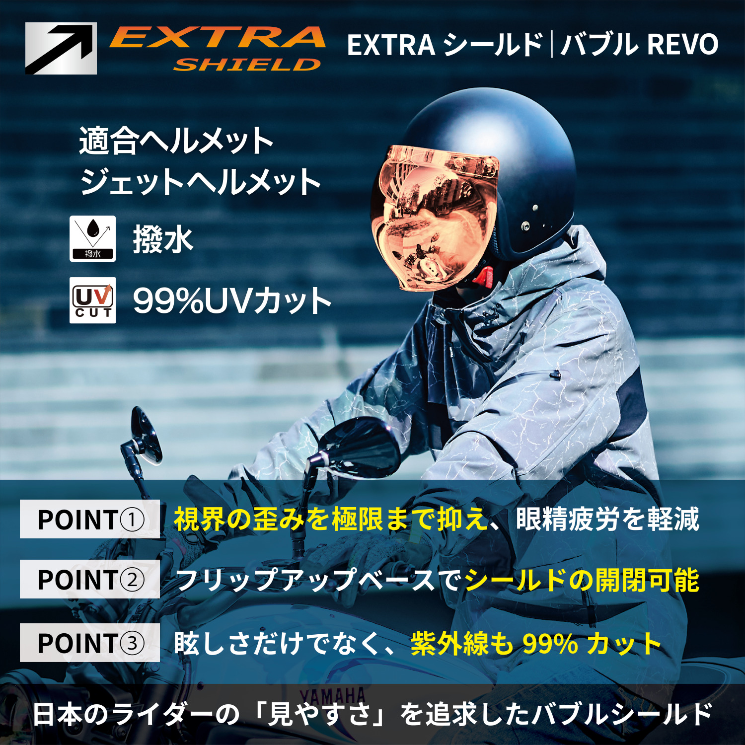 EXTRA バブル REVO コッパ― - バイク