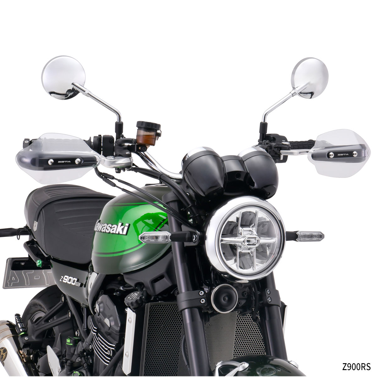 ZETA ソニックハンドガード ライトスモーク ソニックハンドガード PCキット ライトスモーク Z900RS/Z650RS - バイク