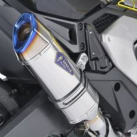 リアルスペック スリップオンマフラー チタンドラッグブルー X-ADV