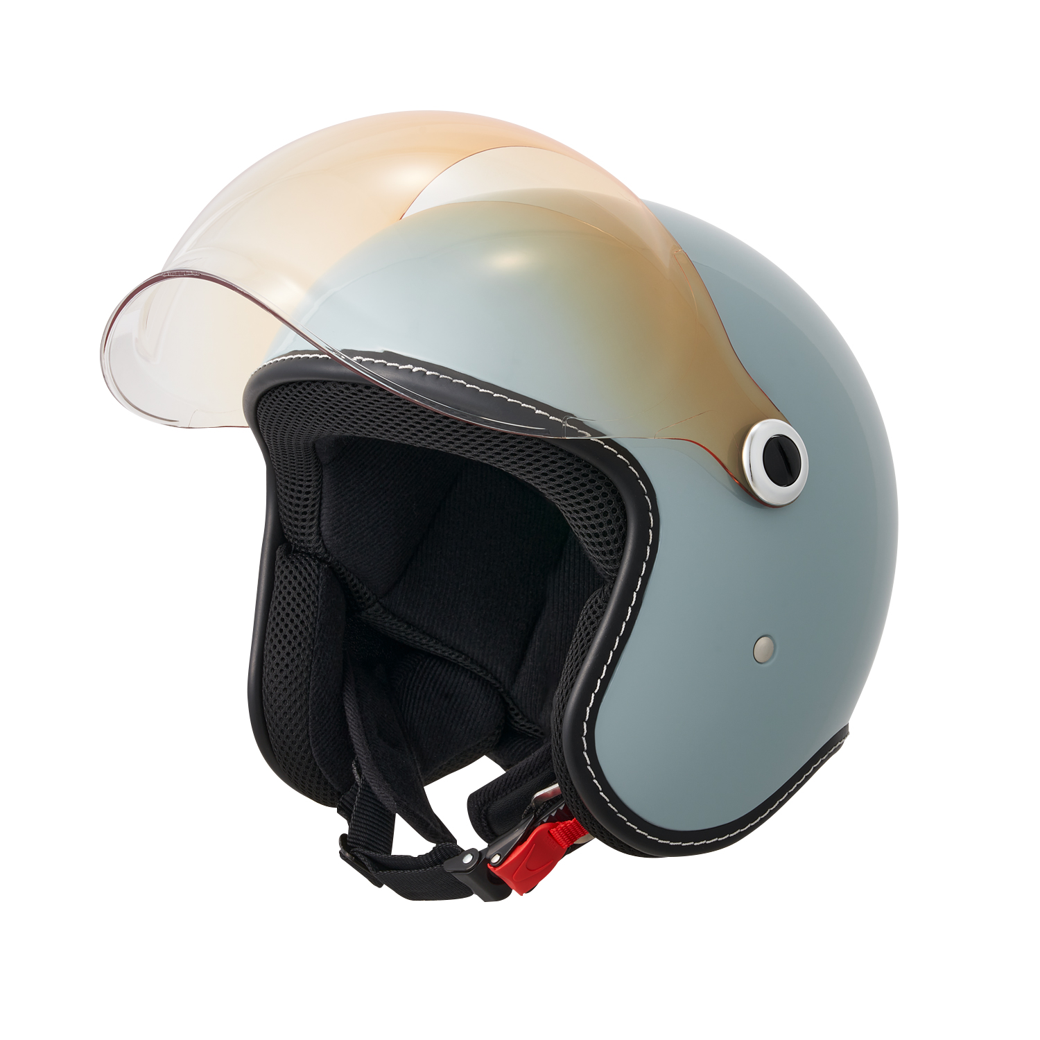 ジェットヘルメット MCJ6 BUBBLE RIDER MEN クラシックブルー L - バイク