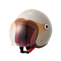 極美品 CHOPPERS ジェットヘルメット グレー バイクヘルメット ヘルメット スモールジェット ブラックラメ