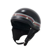 ハーフヘルメット MCH5 MZ-HALF ストライプ ブラック - バイク