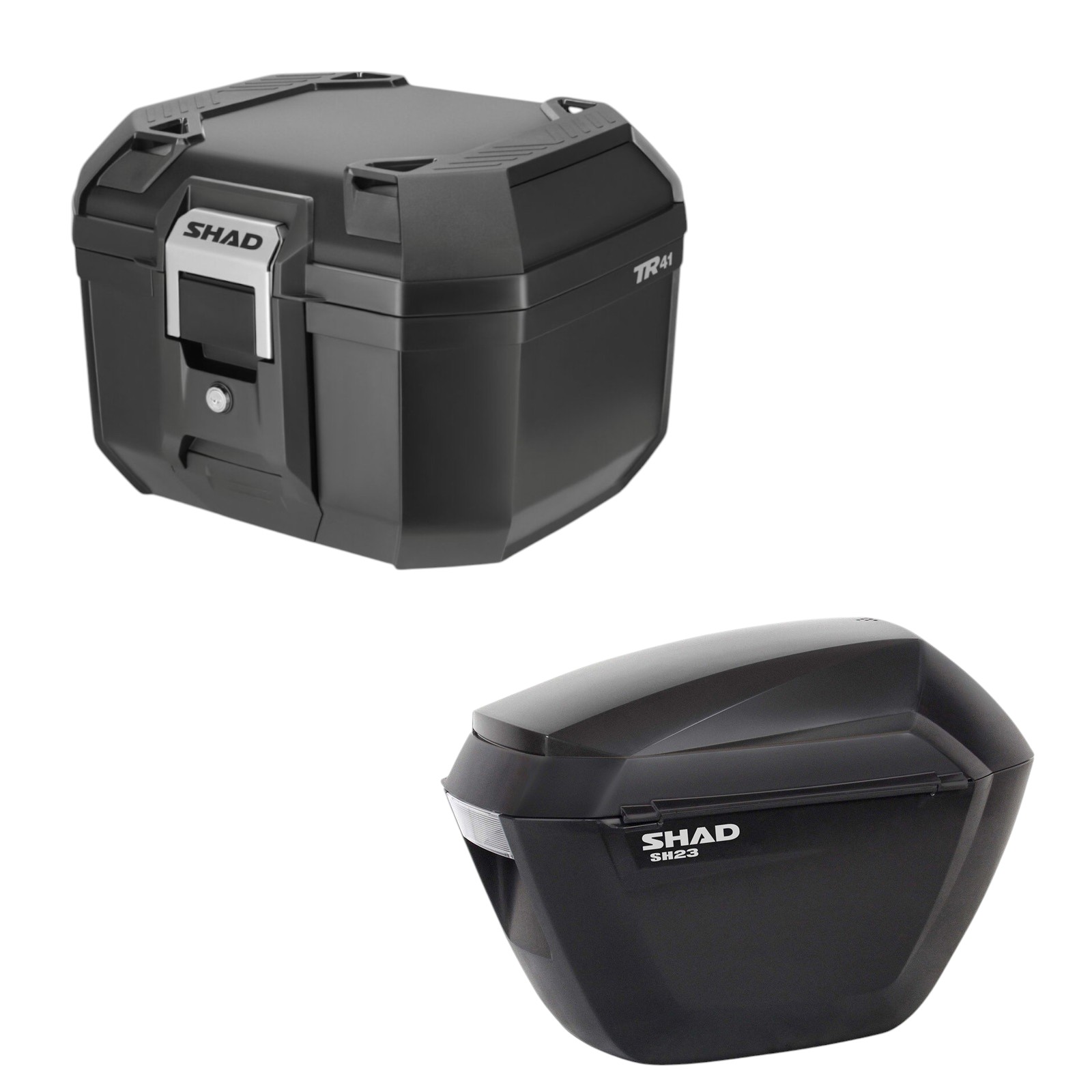 セット品】TR41 TERRA トップケース ブラック+SH23 サイドケース