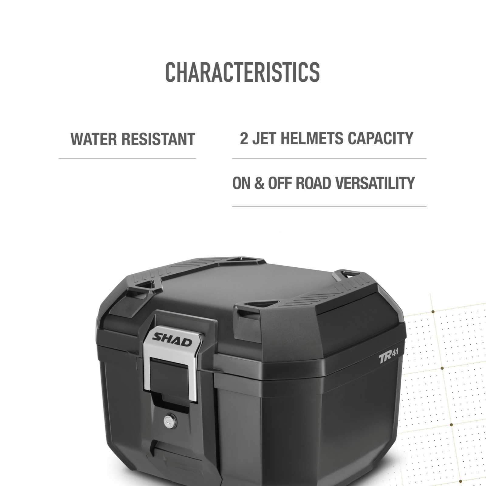 セット品】TR41 TERRA トップケース ブラック+SH23 サイドケース