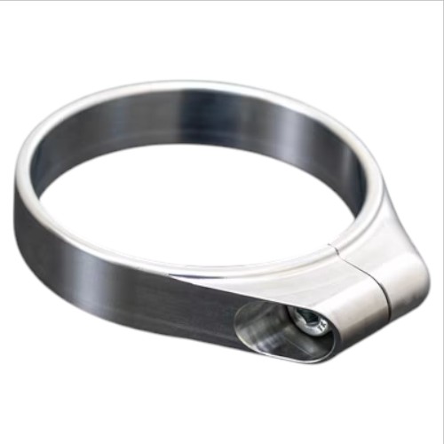 ビレットビッグインシュレーターバンド アルミ素地 1PC - バイク