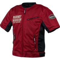 YMT-007 プロテクトメッシュTシャツ レッド 3L - バイク
