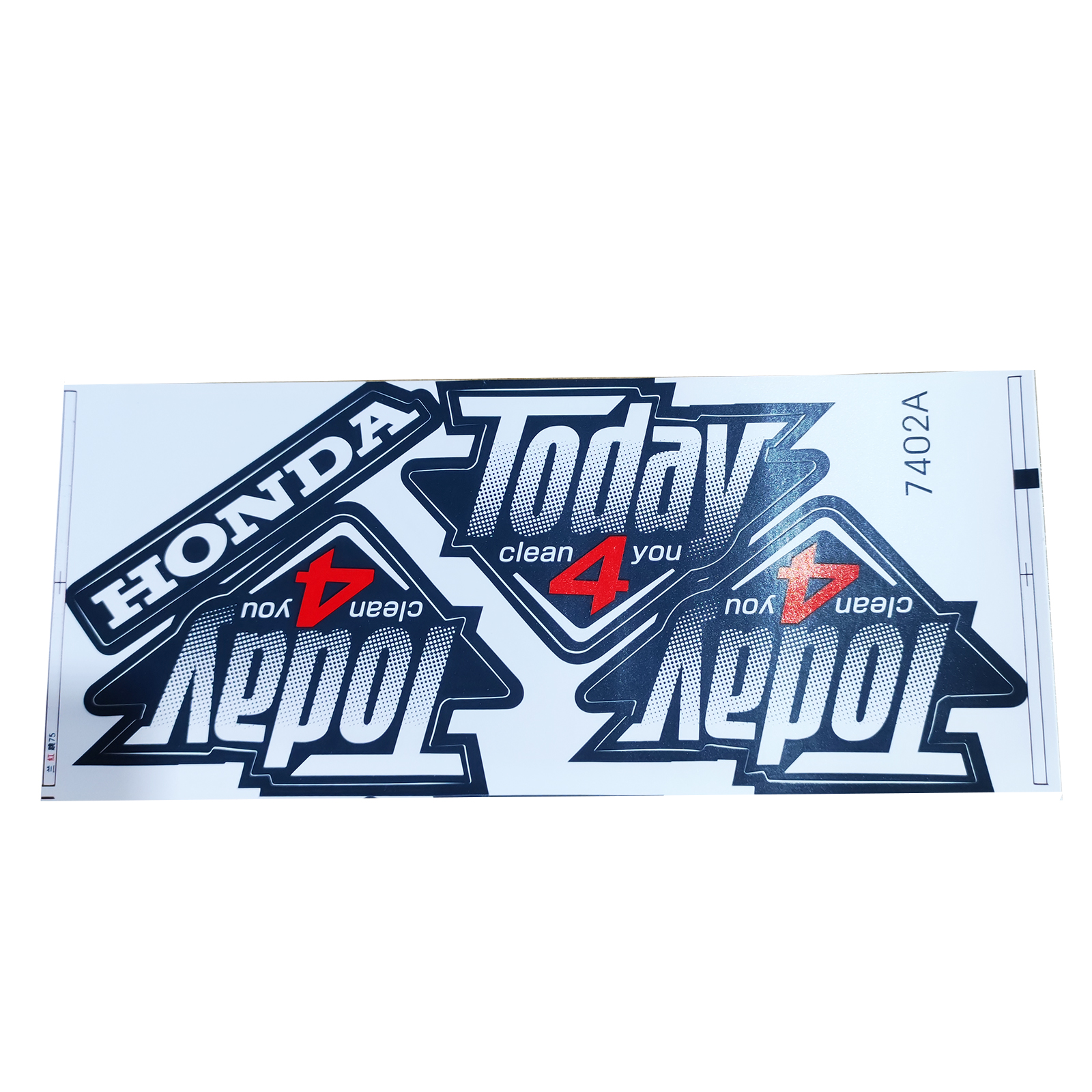 Today ステッカー 4枚セット - バイク