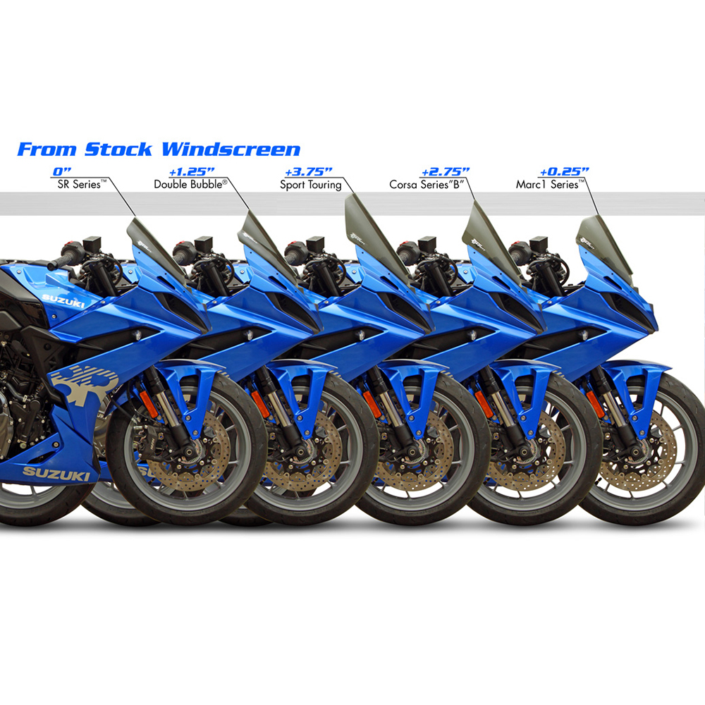 スクリーン スポーツツーリング スモーク GSX-8R - バイク