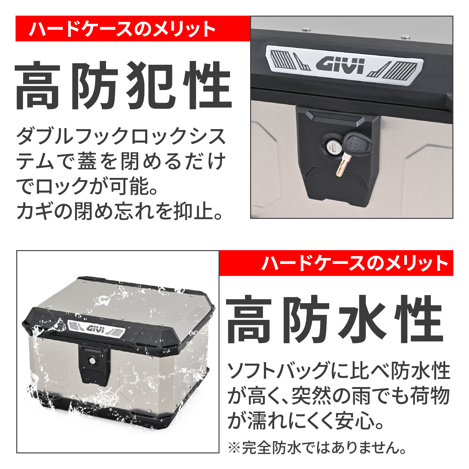 リアボックス モノロック 39L MTN39A シルバー - バイク