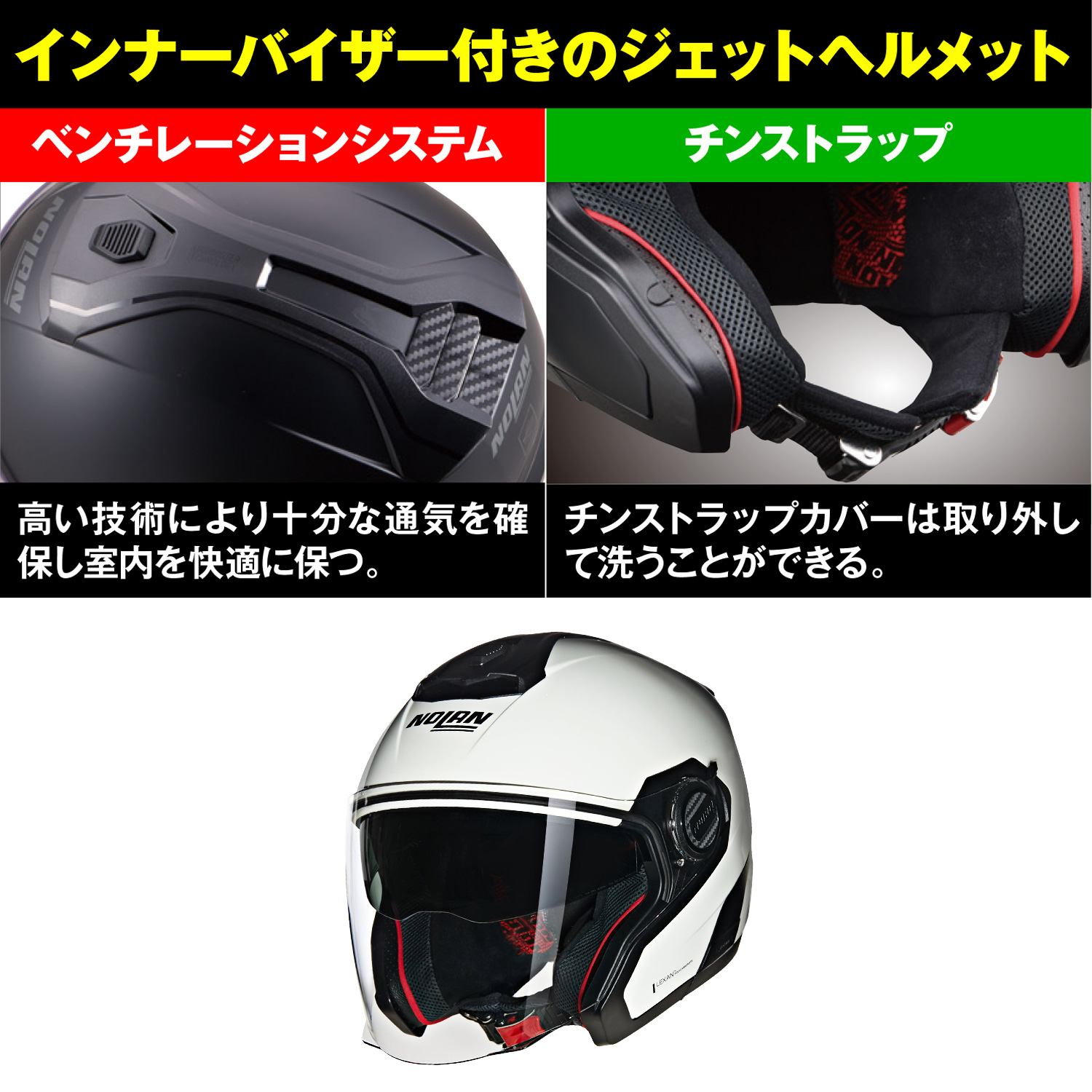 N40-5 CLASSICO ホワイト S - バイク