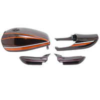 受注生産】スチールタンクセット D1カラー グリーン - バイク